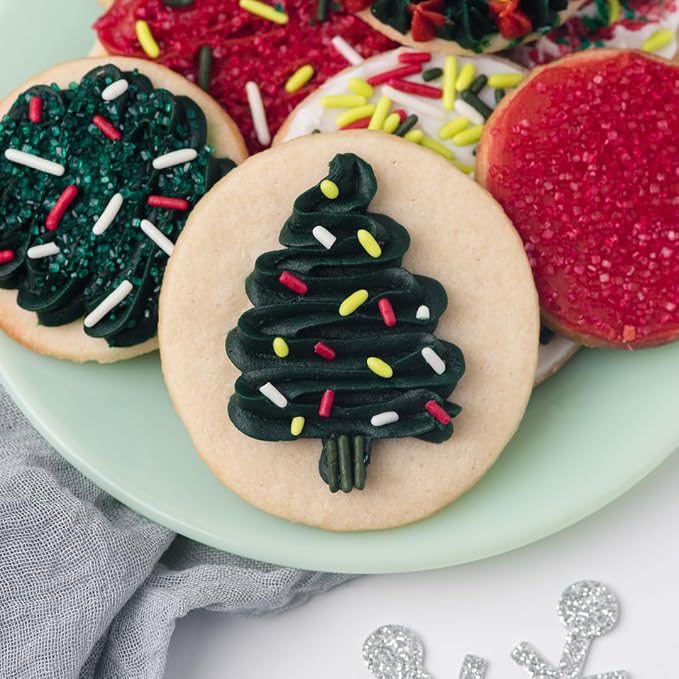 Sweets Indeed Dye Free Christmas Sprinkles – 2.75 oz 6-Cell Holiday Jar | Red - Image 6