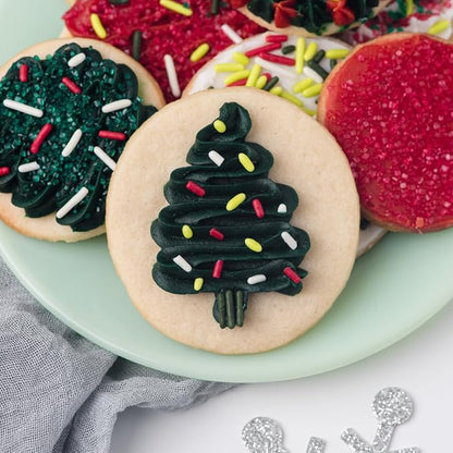 Sweets Indeed Dye Free Christmas Sprinkles – 2.75 oz 6-Cell Holiday Jar | Red - Image 6