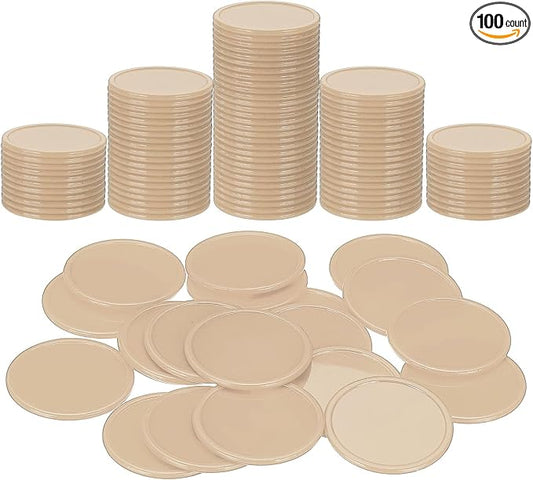 uxcell Plastic Poker Chips, Learning Counters Counting Counters Disks Markers by uxcell