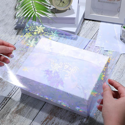 STARVAST 90 Sheets Holographic Sticker Paper, Transparent Holographic Vinyl - Image 5