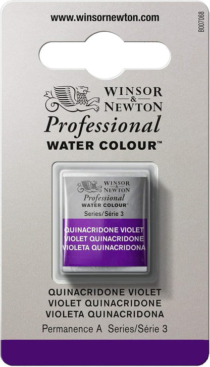 Winsor & Newton Professional Watercolor, Half Pan, Quinacridone Violet by WinsorNewton