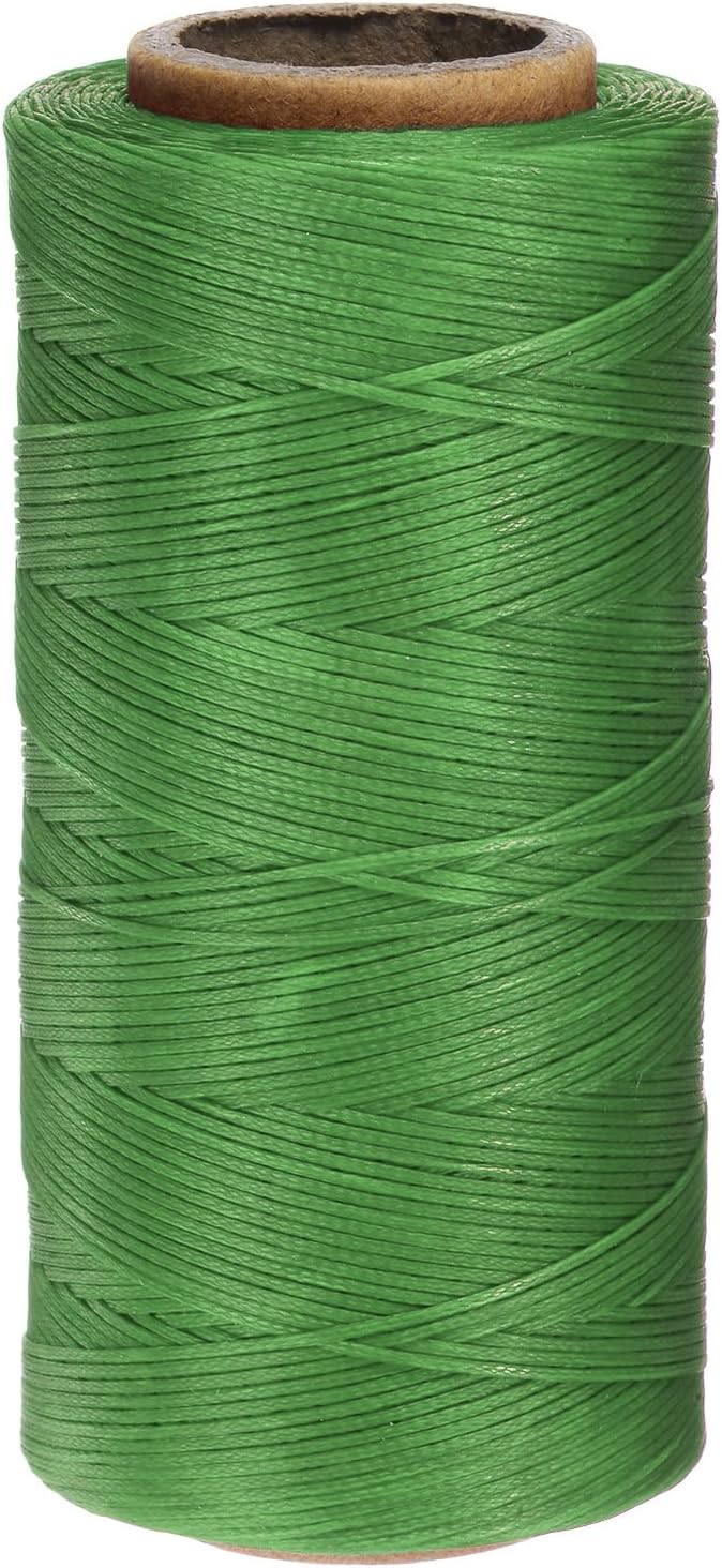 uxcell 150D 0.8mm Flat Waxed Thread 284 Yards Polyester Leather Sewing Waxed by uxcell
