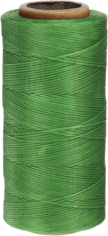 uxcell 150D 0.8mm Flat Waxed Thread 284 Yards Polyester Leather Sewing Waxed by uxcell