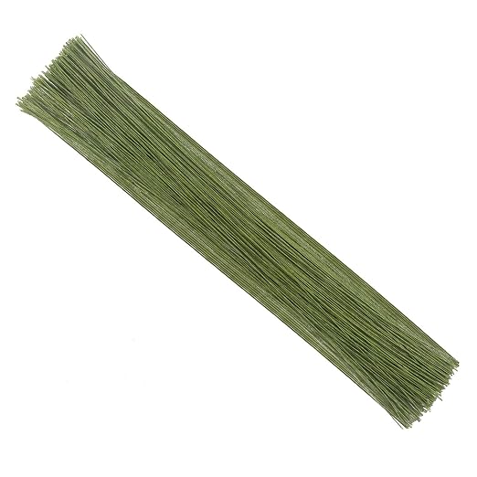 CCINEE 22 Gauge Dark Green Floral Wire Stem by CCINEE