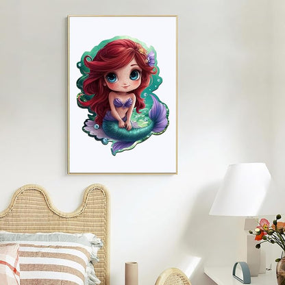 Wooden Puzzles for Adult and Kids, 100 Pieces Ocean Puzzle, Mermaid Unique - Image 5