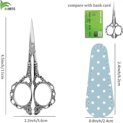 BIHRTC 4.5inch Sewing Embroidery Scissors Craft Scissor - Image 2