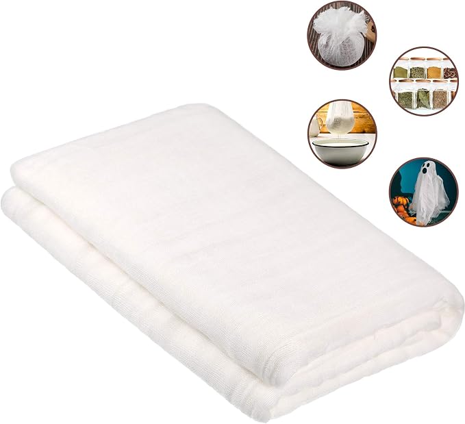 Cheesecloth, Reusable and Breathable, Unbleached Cotton Fine Mesh Weave - Image 2
