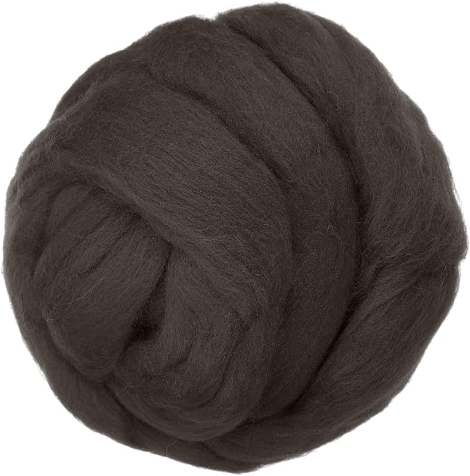 PATIKIL Wool Roving Yarn, 80G/2.82OZ Soft Felting Wool Pure Chunky Roving Yarn by PATIKIL