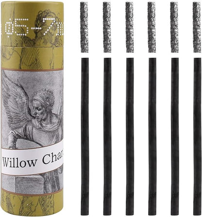 LOONENG Willow Charcoal Sticks, Natural Willow Charcoal by LOONENG