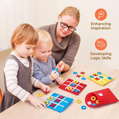 JoyCat Tic Tac Toe Strategic Board Game - Image 6