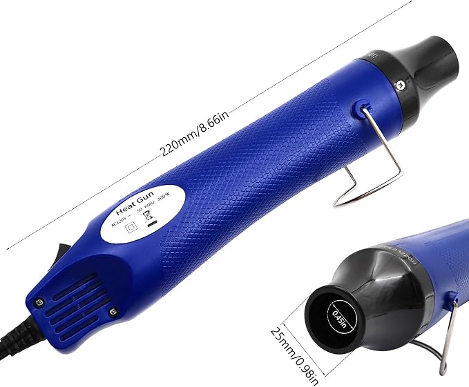 Heat Gun, Mini Hot Air Gun for DIY Crafts Portable Heat Air Gun Tool for - Image 4