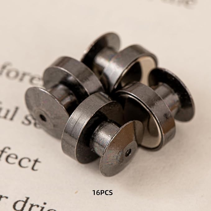 16 Pcs Magnetic Pin Backs - 10mm Locking Converters - Image 6