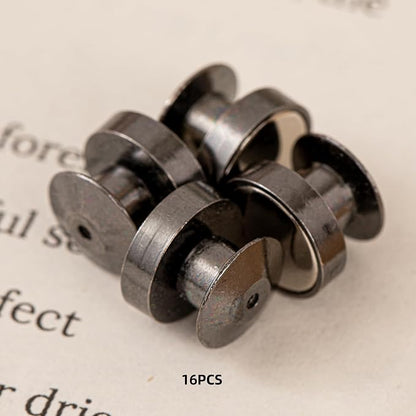 16 Pcs Magnetic Pin Backs - 10mm Locking Converters - Image 6