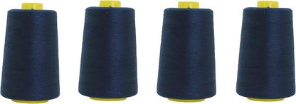 Mandala Crafts 4 Pack of Serger Threads Cones Spools by MandalaCrafts