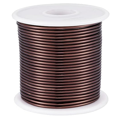 12 Gauge Light Brown Aluminum Craft Wire by OZXCHIXU
