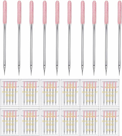 HONEYSEW 60 Pieces Sewing Machine Needles Universal Regular Point Machine by HONEYSEW