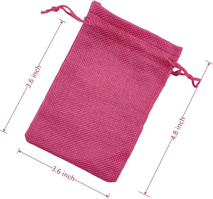 Palmhomee Pack Of 25 Burlap Gift Bags - Image 3