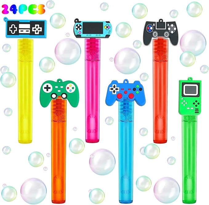 Video Game Party Favors, Cute Bubble Wand by uoyoi