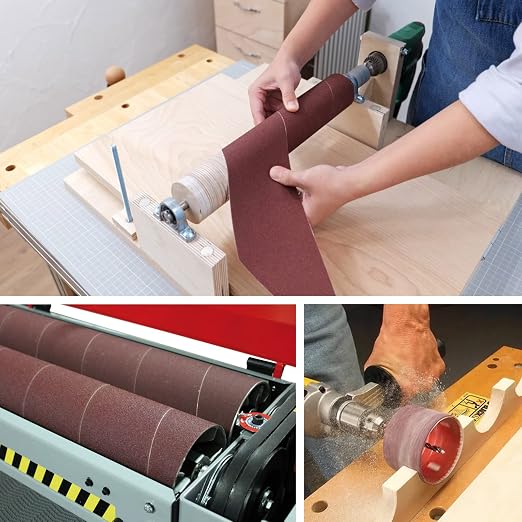60 Grit Sandpaper Roll, 3 Inch x 49 Feet Emery Cloth Roll Aluminum Oxide - Image 7