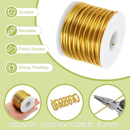 MECCANIXITY 9 Gauge Anodized Aluminum Craft Wire Bendable Bonsai Training Wire - Image 3