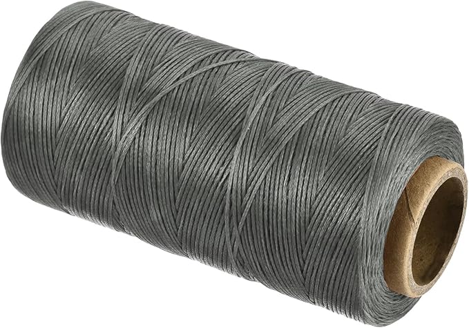 MECCANIXITY Waxed Thread, 284 Yard 0.8mm 150D Flat Wax Thread Polyester Waxed by MECCANIXITY