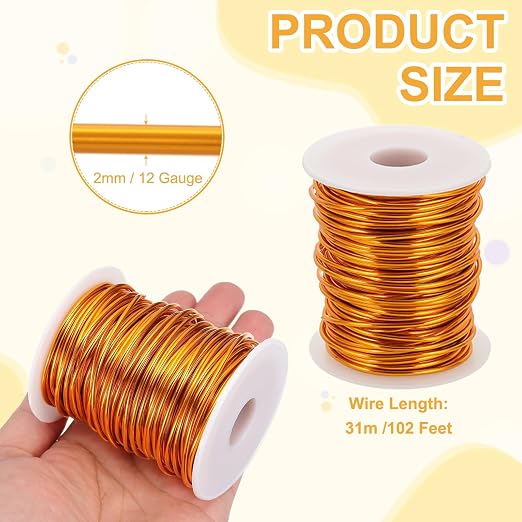 uxcell 12 Gauge / 2mm Anodized Aluminum Wire - Image 2