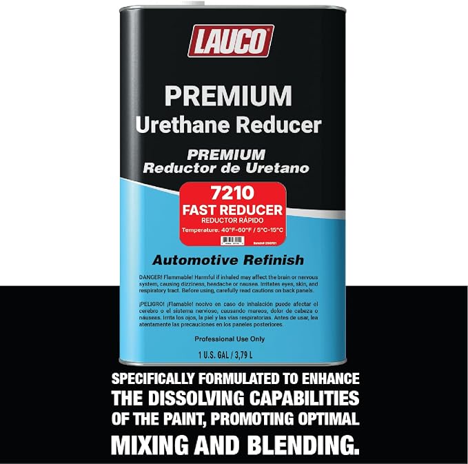 LAUCO Fast Urethane Grade Reducer, 1 Gallon, High-Performance Solvent Thinner - Image 3