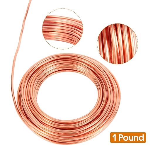 10 Gauge/2.6 mm 10 Feet 5 oz 99.9% Dead Soft Copper Wire - Image 3