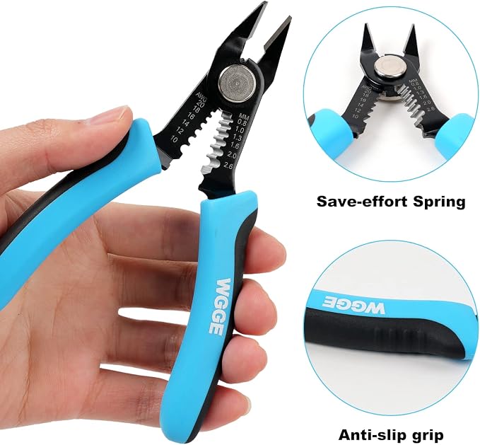 WGGE Wire Cutters Precision Flush Pliers - Image 3