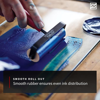 Speedball Deluxe Soft Rubber Brayer - Image 5