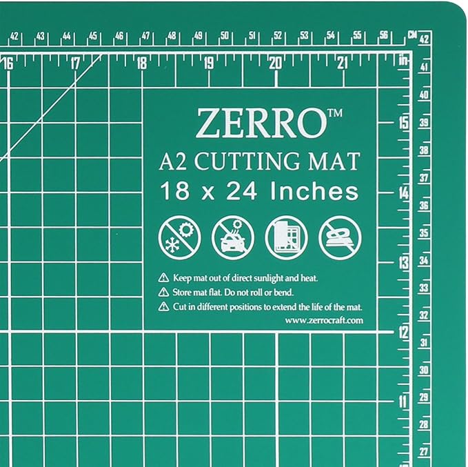 ZERRO Cutting Mat 18" x 24" Self Healing Professional Double Sided Sewing - Image 3