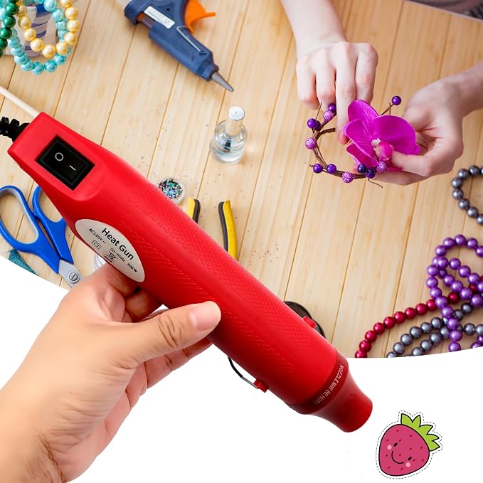 Heat Gun, Mini Hot Air Gun for DIY Crafts Portable Heat Air Gun Tool for - Image 5