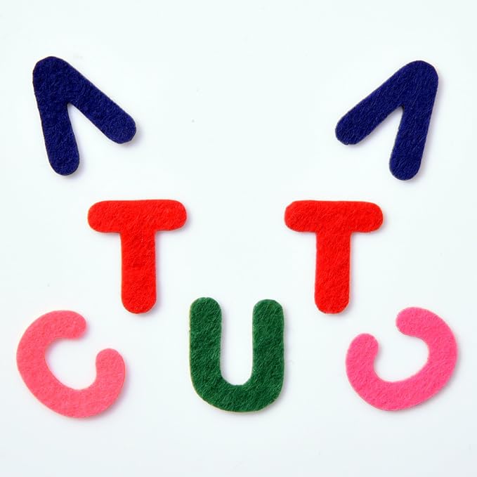 Outus Felt Letters Stickers Self-Adhesive Alphabet Letters - Image 4