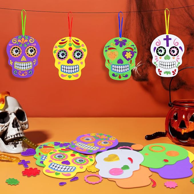 Fennoral 12 Pack Day of The Dead Craft Kits - Image 5