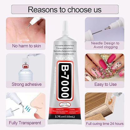 3 PCS 110ml B7000 Glue Clear - Image 7