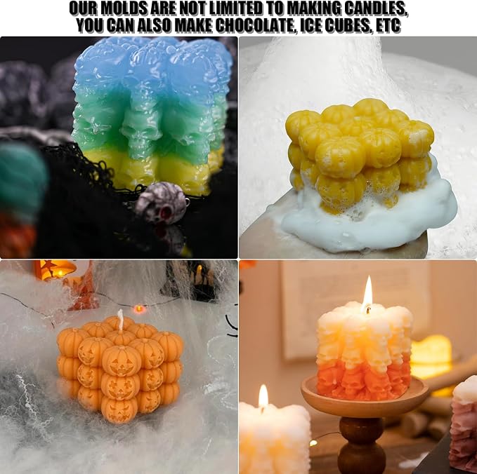 Halloween Candle Molds, 3D Silicone Mold - Image 4