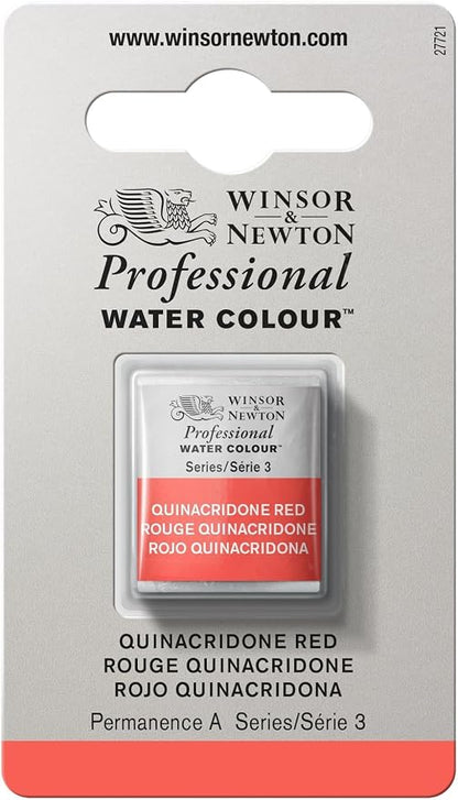 Winsor & Newton Professional Watercolor, Half Pan, Quinacridone Red by WinsorNewton