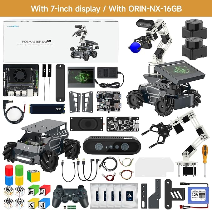 Yahboom ROS2 Robot Kit with Jetson Orin NX 16GB Super Large AI Model with 6DOF - Image 9