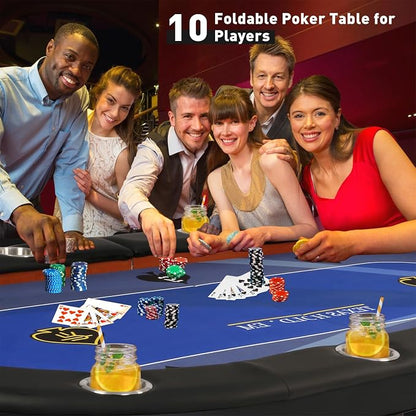 Upgrade Foldable Poker Table for 10 Players - Image 7