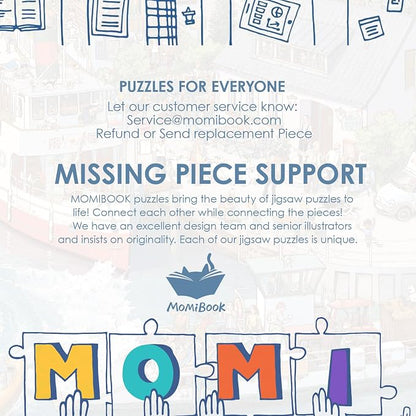 MOMIBOOK Puzzles for Adults 1000 Piece Jigsaw Puzzles of Let's Go! Set Sail - Image 7