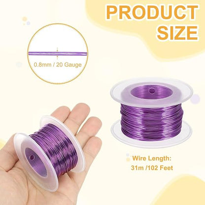 uxcell 20 Gauge / 0.8mm Anodized Aluminum Wire - Image 2