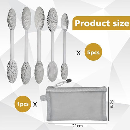 5PCS Double-Ended Clay Sculpting Tools, Polymer Clay Texture Tools Set - Image 2