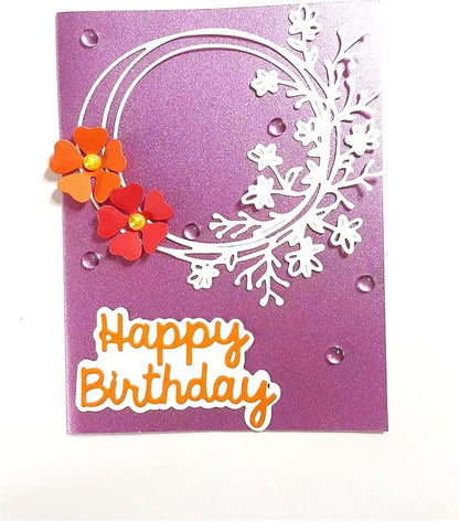 Mvchifay Cutting Dies Happy Birthday Metal Stencils Scrapbooking Tool DIY - Image 5