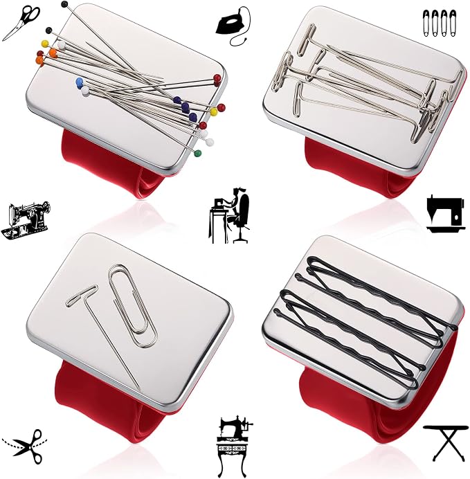 Magnetic Wrist Sewing Pincushion - Image 4