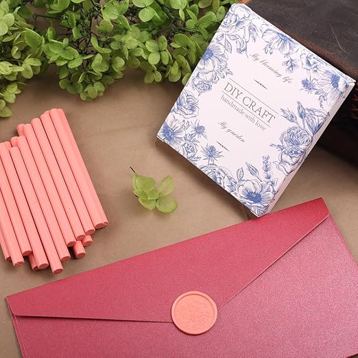 Flamingo Pink Wax Seal Sticks - Image 2