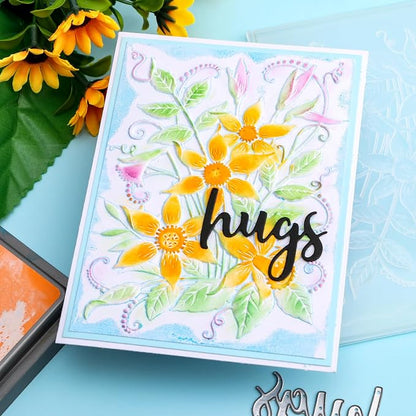 BAOFALI 3D Embossing Folders Daffodil Clear Textured - Image 4