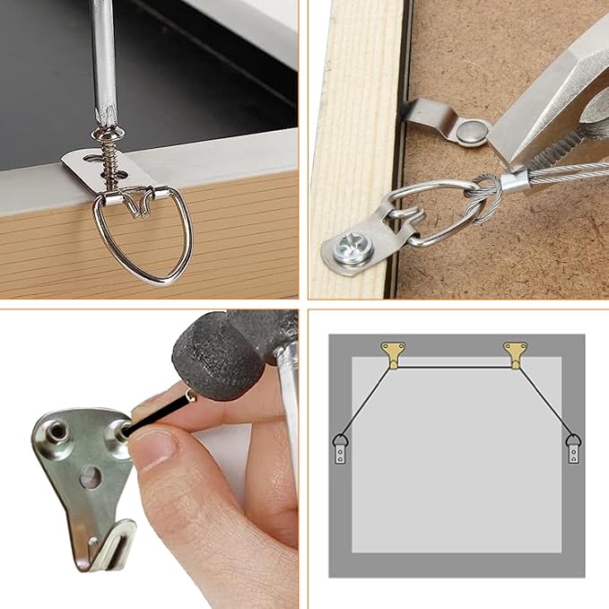 SDTC Tech Picture Wire Hanging Kit Supports Up to 40lbs - Image 4