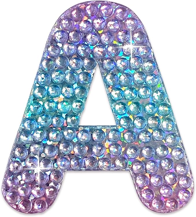 StickerBeans® Rhinestone Alphabet Letter Sticker A by StickerBeans