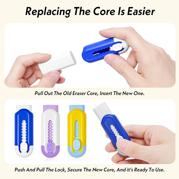 Retractable Eraser, Pencil Eraser - Image 5