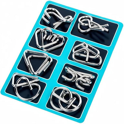 Metal Wire Puzzle Set of 24 - Image 4